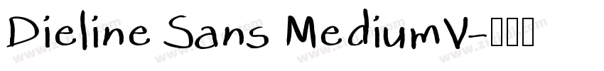 Dieline Sans MediumV字体转换